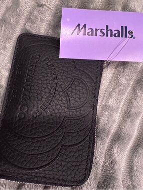 Black Pebbled Tiffany and Co wallet
